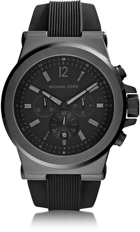 michael kors 8152 watch|Dylan Black Stainless Steel Oversized Watch .